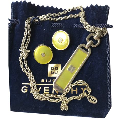 givenchy mens necklace|givenchy necklace and earring set.